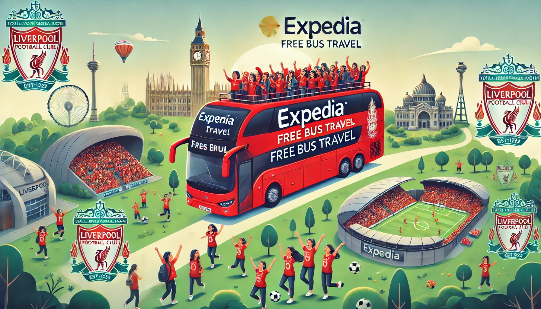 Voyages en Autocar Gratuits d'Expedia pour les Fans du LFC Féminin